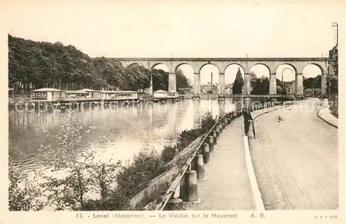 AK / Ansichtskarte Laval_Mayenne Viaduct Mayenne Laval Mayenne Kat. Laval