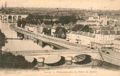 AK / Ansichtskarte Laval_Mayenne Panorama Palais de Justice Laval Mayenne Kat. Laval