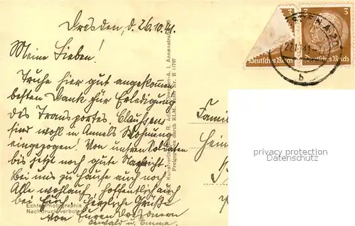 AK / Ansichtskarte Bad_Weisser_Hirsch Blick vom Louisenhof  Bad_Weisser_Hirsch Kat. Dresden_Elbe