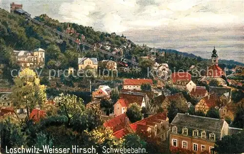 AK / Ansichtskarte Weisser_Hirsch Schwebebahn Weisser Hirsch Kat. Dresden
