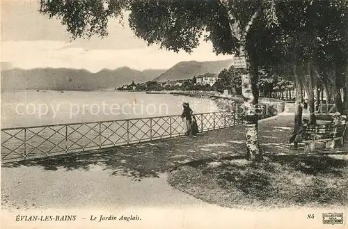 AK / Ansichtskarte Evian les Bains_Haute_Savoie Jardin Angelais Evian les Bains_Haute Kat. Evian les Bains