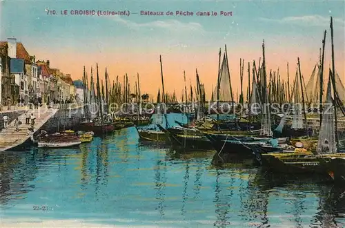 AK / Ansichtskarte Le_Croisic Bateaux de Peche dans le Port Le_Croisic Kat. Le Croisic