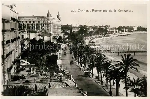 AK / Ansichtskarte Cannes_Alpes Maritimes Promenade de la Croisette Cannes Alpes Maritimes Kat. Cannes
