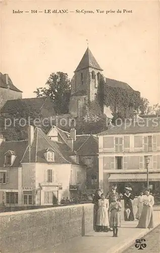 AK / Ansichtskarte Le_Blanc_Indre St Cyran Vue prise du Pont Le_Blanc_Indre