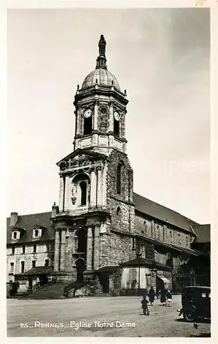 AK / Ansichtskarte Rennes Eglise Notre Dame Rennes Kat. Rennes