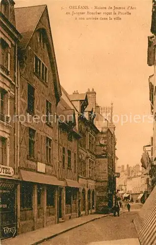 AK / Ansichtskarte Orleans_Loiret Maison de Jeanne d Arc Orleans_Loiret Kat. Orleans