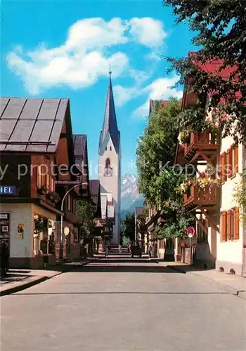 AK / Ansichtskarte Oberstdorf Kirchstrasse  Oberstdorf Kat. Oberstdorf
