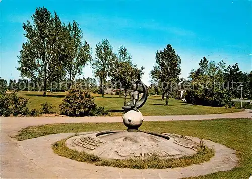 AK / Ansichtskarte Bad_Vilbel Delphin Brunnen  Bad_Vilbel Kat. Bad Vilbel