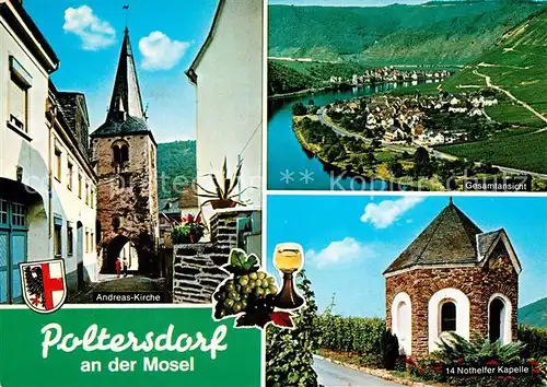 AK / Ansichtskarte Poltersdorf Andreas Kirche 14 Nothelfer Kapelle Poltersdorf Kat. Ellenz Poltersdorf