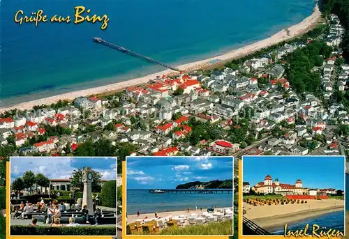 AK / Ansichtskarte Binz_Ruegen Fliegeraufnahme Binz_Ruegen Kat. Binz