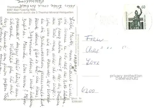 AK / Ansichtskarte Bad_Fuessing Fliegeraufnahme Bad_Fuessing Kat. Bad Fuessing