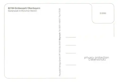 AK / Ansichtskarte Groebenzell Rathaus Kirche Groebenzell Kat. Groebenzell