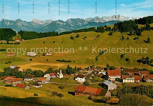 AK / Ansichtskarte Gunzesried Geishorn Iseler Rotspitze Gunzesried Kat. Blaichach