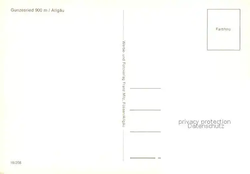 AK / Ansichtskarte Gunzesried Geishorn Iseler Rotspitze Gunzesried Kat. Blaichach