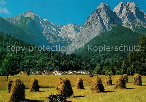 AK / Ansichtskarte Hammersbach_Grainau Zugspitzgruppe Hoellental Hammersbach Grainau Kat. Grainau