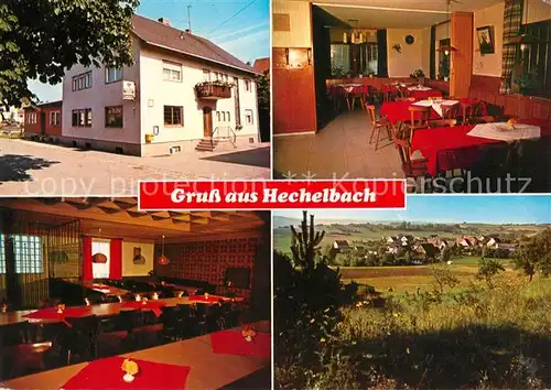 AK / Ansichtskarte Hechelbach Gasthof Gruene Au Hechelbach Kat. Obernzenn