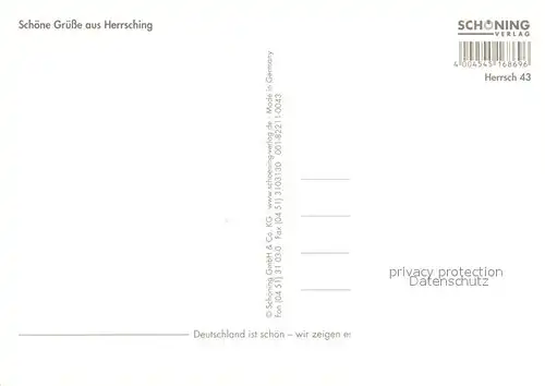 AK / Ansichtskarte Herrsching_Ammersee Gasthof zur Post Personenschiffahrt Diessen  Herrsching Ammersee Kat. Herrsching a.Ammersee
