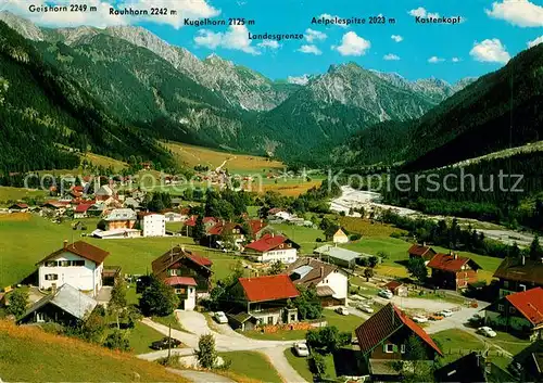 AK / Ansichtskarte Hinterstein_Bad_Hindelang Geishorn Rauhhorn Kugelhorn Hinterstein_Bad_Hindelang