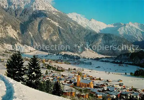 AK / Ansichtskarte Hindelang Iseler Rauhorn Kugelhorn  Hindelang Kat. Bad Hindelang