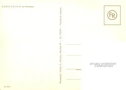 AK / Ansichtskarte Herrsching_Ammersee  Herrsching Ammersee Kat. Herrsching a.Ammersee