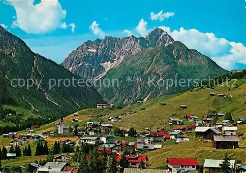 AK / Ansichtskarte Hirschegg_Kleinwalsertal_Vorarlberg Widderstein Hirschegg_Kleinwalsertal Kat. Mittelberg