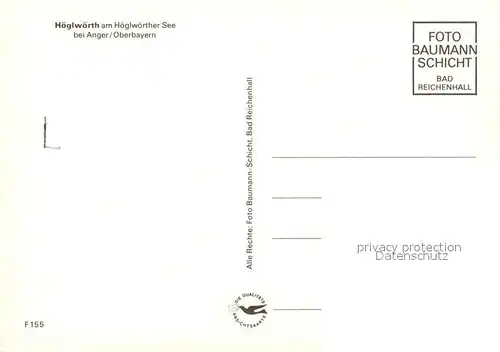 AK / Ansichtskarte Hoeglwoerth Kloster Hoeglwoerth Kat. Anger