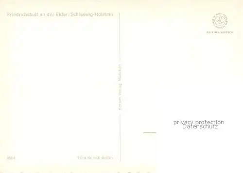 AK / Ansichtskarte Friedrichstadt_Eider  Friedrichstadt_Eider Kat. Friedrichstadt