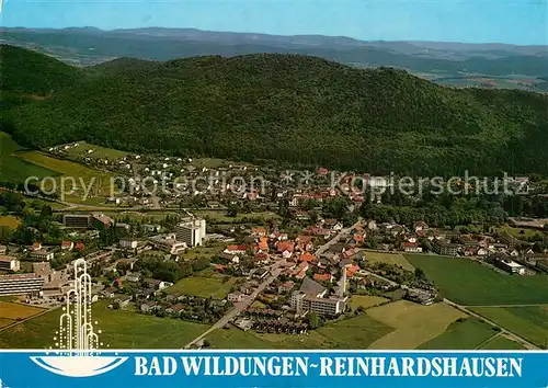 AK / Ansichtskarte Reinhardshausen Fliegeraufnahme Reinhardshausen Kat. Bad Wildungen