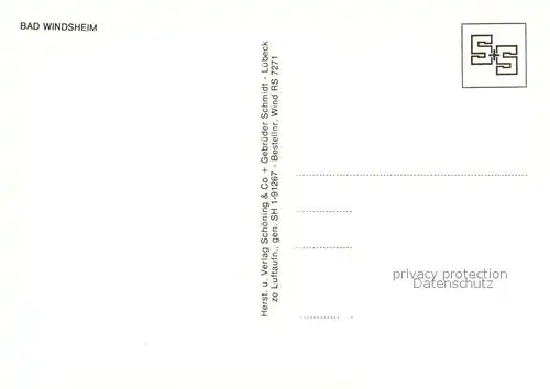 AK / Ansichtskarte Bad_Windsheim Fliegeraufnahme Bad_Windsheim Kat. Bad Windsheim