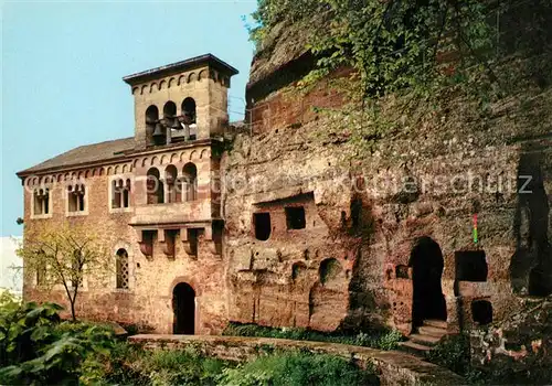 AK / Ansichtskarte Kastell_Saalburg Felsenkirche mit Koenigsgrab Kastell_Saalburg Kat. Bad Homburg v.d. Hoehe