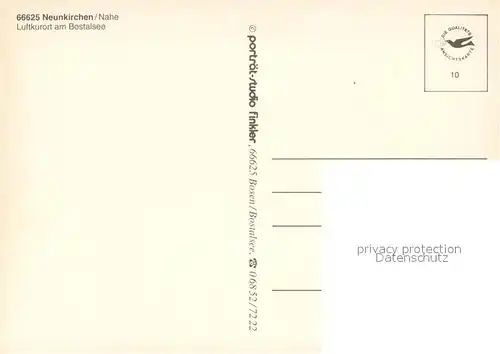 AK / Ansichtskarte Neunkirchen_Nohfelden Freizeitpark Caritas Heimstaette Luftkurort am Bostalsee Fliegeraufnahme 