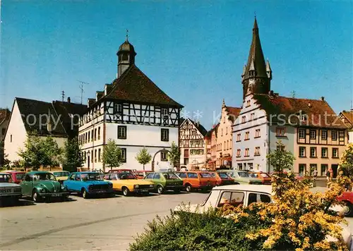 AK / Ansichtskarte Ottweiler Schlossplatz mit altem Rathaus Ottweiler Kat. Ottweiler