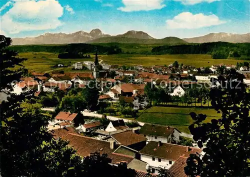 AK / Ansichtskarte Assling_Ebersberg Panorama Oberbayerisches Alpenvorland Assling Ebersberg