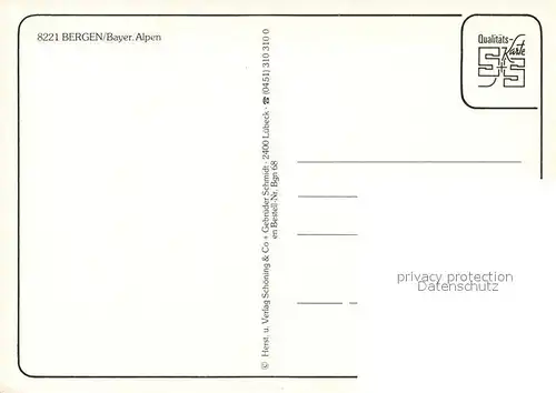 AK / Ansichtskarte Bergen_Chiemgau Gesamtansicht Luftkurort mit Alpenpanorama Bergbahn Gipfelkreuz Ortsmotive Bergen Chiemgau Kat. Bergen