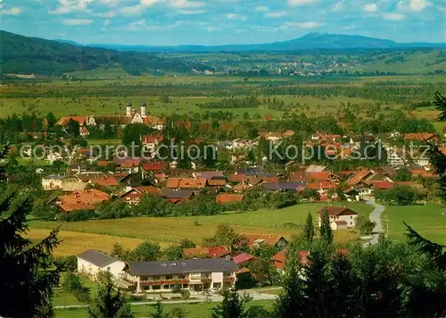 AK / Ansichtskarte Benediktbeuern Panorama Blick gegen Hohenpeissenberg Benediktbeuern Kat. Benediktbeuern