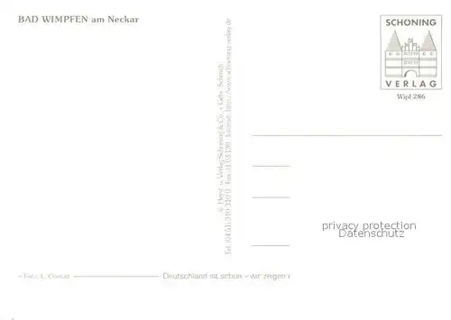 AK / Ansichtskarte Bad_Wimpfen Weihnachtsmarkt Abendstimmung Bad_Wimpfen