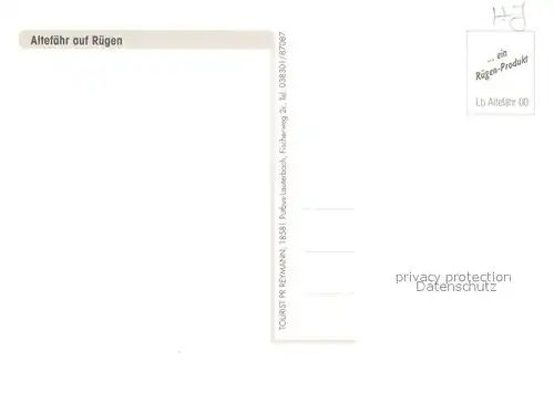 AK / Ansichtskarte Altefaehr_Ruegen Fliegeraufnahme Altefaehr Ruegen Kat. Altefaehr