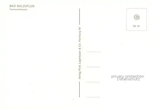 AK / Ansichtskarte Bad_Salzuflen Fachwerkhaeuser Fussgaengerzone Bad_Salzuflen Kat. Bad Salzuflen