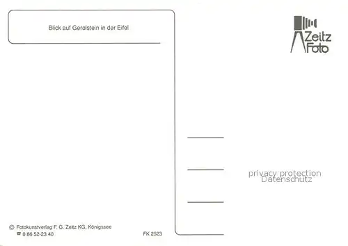 AK / Ansichtskarte Gerolstein Panorama Gerolstein Kat. Gerolstein