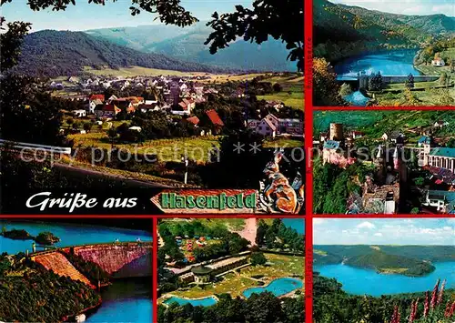 AK / Ansichtskarte Hasenfeld Panorama Hasenfeld Kat. Heimbach