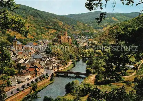 AK / Ansichtskarte Heimbach_Eifel Rur Burg Heimbach Eifel Kat. Heimbach