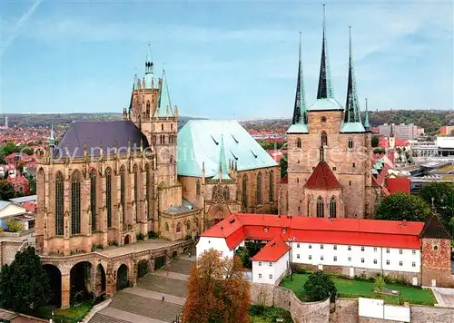 AK / Ansichtskarte Erfurt Mariendom Pfarrkirche Sankt Severi Erfurt Kat. Erfurt