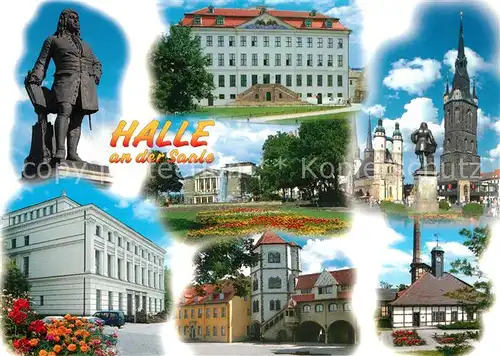 AK / Ansichtskarte Halle_Saale Stadtansichten Halle_Saale Kat. Halle