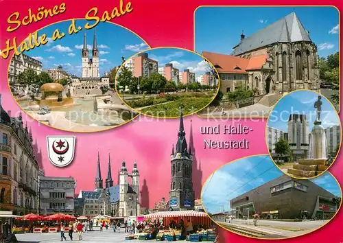 AK / Ansichtskarte Halle_Saale Stadtansichten Halle Neustadt Halle_Saale Kat. Halle