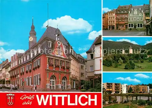 AK / Ansichtskarte Wittlich Altes Rathaus Haeuserensemble am Marktplatz  Wittlich Kat. Wittlich