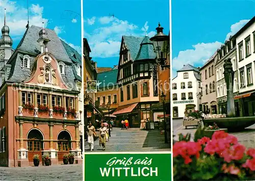 AK / Ansichtskarte Wittlich Rathaus Denkmal Stadtansicht Wittlich Kat. Wittlich