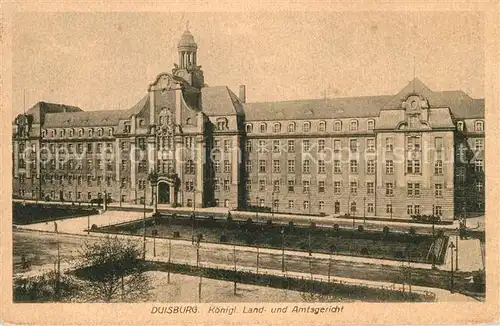 AK / Ansichtskarte Duisburg_Ruhr Amtsgericht Duisburg Ruhr Kat. Duisburg