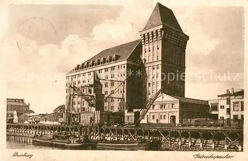 AK / Ansichtskarte Duisburg_Ruhrort Getreidespeicher Duisburg Ruhrort
