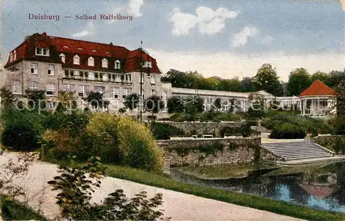 AK / Ansichtskarte Duisburg_Ruhr Solbad Raffelberg Park Duisburg Ruhr Kat. Duisburg