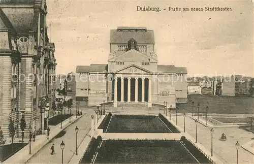 AK / Ansichtskarte Duisburg_Ruhr Stadttheater Duisburg Ruhr Kat. Duisburg